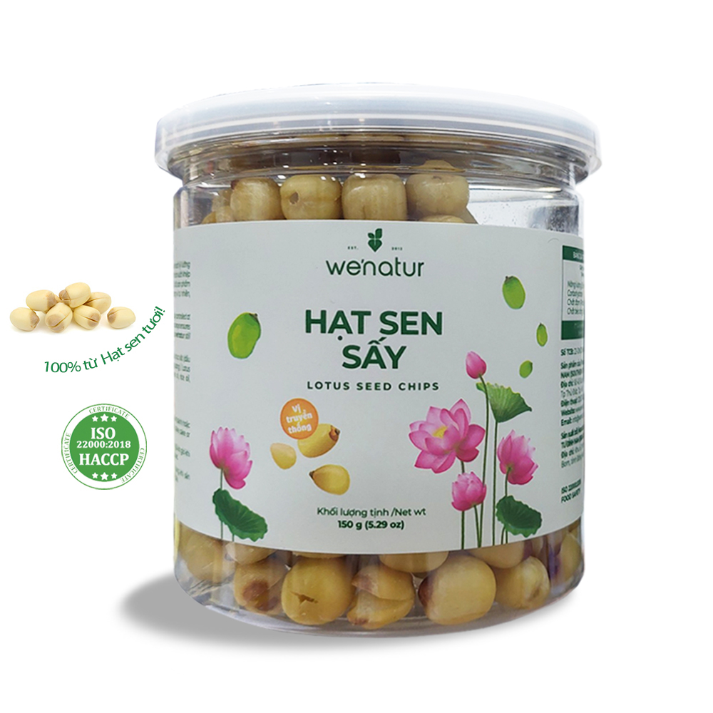 Hạt sen sấy 150g - Trái Cây Sấy Đỉnh Nam - Công Ty TNHH Đầu Tư Đỉnh Nam